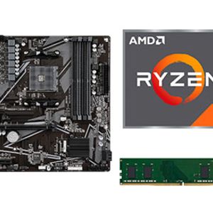 Combo actualización CPU AMD RYZEN 7 5700G AM4  COOL MB ASUS AM4 PRIME A520M-K/CSM DDR4 BOX M-ATX DDR4 16GB KINGSTON 3200MHZ CL16 FURY BEAST BLACK