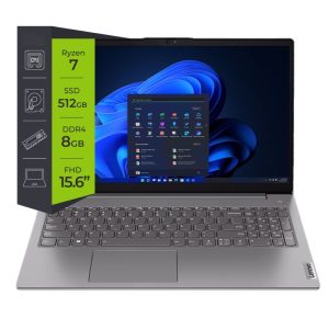 NOTEBOOK LENOVO V15 G4 RYZEN 7 7730U/8GB/512GB SSD /15.6"/FREEDOS - TE LA DAMOS PROGRAMADA !!! (GN)